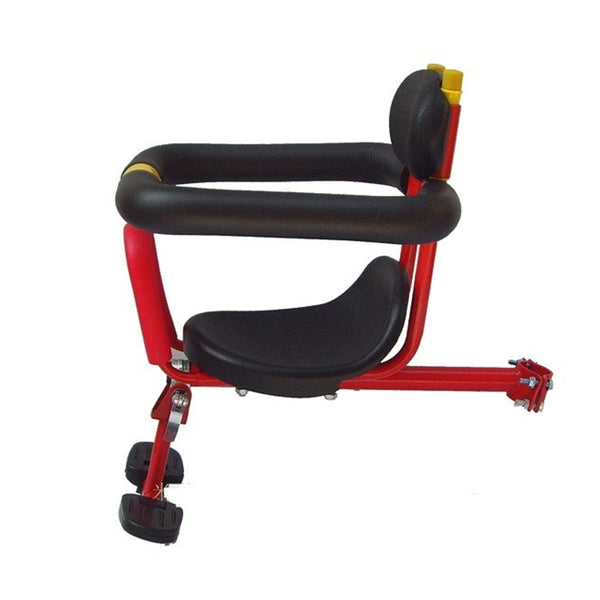 Electric Bike Front Seat Carrier For Baby Safety Pedal Handrail