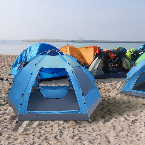 HomeUp™ 4-Person Waterproof Camping Hiking Beach Outdoor Tent
