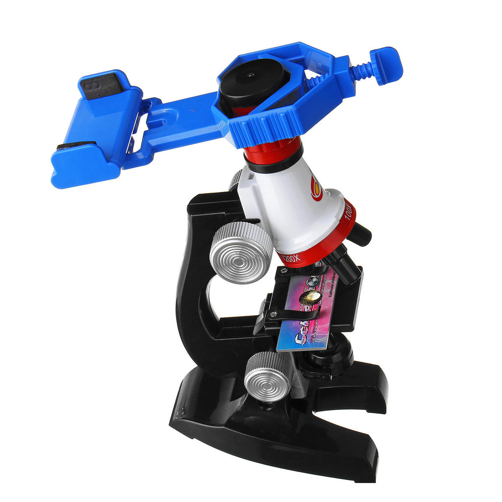 HomeUp™ Kids 100X 400X 1200X Zoom Illuminated Monocular Biological Microscope
