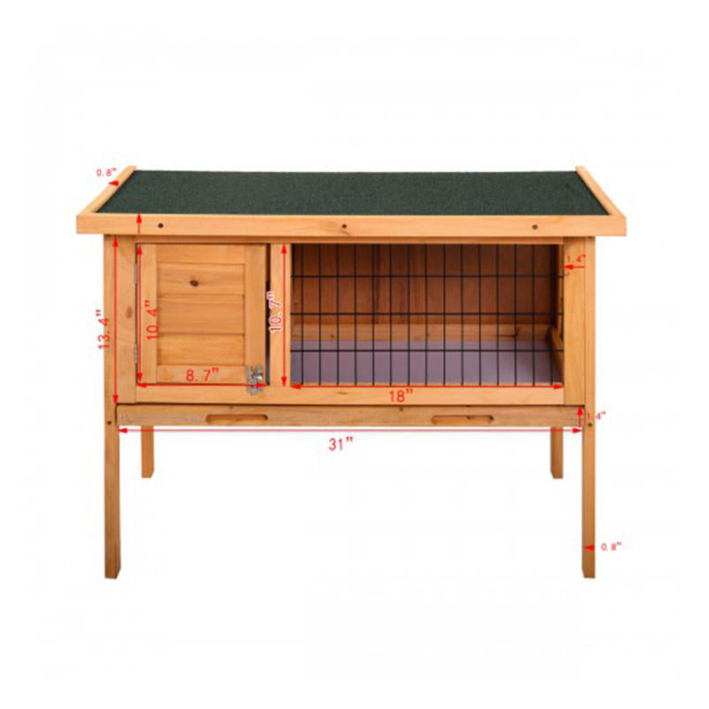 HomeUp™ Chicken Coop Rabbit Hutch Pet Cage - Wooden